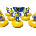 Subbuteo Andrew Table Soccer Brazil World Cup 2018 on Classic Hasbro Bases